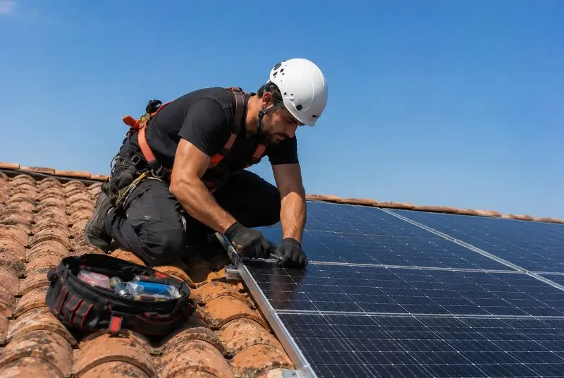 Maintenance et monitoring de panneaux solaires à Carmaux